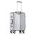 OSDY拉杆箱万向轮旅行箱托运箱男女行李箱24寸铝框登机箱20寸(银色 20寸)第3张高清大图