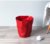 北欧简约垃圾桶家用客厅卧室(红色)第5张高清大图