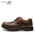 摩洛羊新品牛皮擦色工装大头鞋时尚低帮系带男鞋1115(棕色 44)第4张高清大图