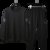 运动套装男2021秋季新款套头衫卫衣长裤卫裤休闲服跑步两件套(黑色 L)第3张高清大图