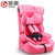 感恩 （Ganen）旅行者 儿童 汽车座椅 宝宝儿童安全座椅ISOFIX链接 （9个月-12岁）(粉色)第4张高清大图