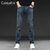 CaldiceKris （中国CK）秋季厚款轻奢男士修身潮流欧美春秋牛仔裤 CK-FS8812第3张高清大图