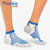 THORLO 美国高端运动袜 XCCU款专业缓震透湿男女通用款跑步袜 一双(天蓝色 袜码12号/45-46码)第3张高清大图