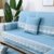沙发垫四季通用防滑沙发垫套装沙发套罩全包套沙发套123组合(定位花-蓝色)第3张高清大图