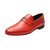 VERSACE COLLECTION范思哲VC男鞋 男士拼皮系带时尚皮鞋92941(红色 40)第2张高清大图