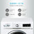 西门子（SIEMENS）变频滚筒洗衣机 低噪音 LED显示 触摸控制 XQG62-WS10K1601W(白色 6.2公斤)第3张高清大图