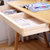一米色彩 日式小户型实木书桌现代北欧电脑桌大容量带抽屉写字台家用办公桌(原木色 1.4米/桌+椅)第2张高清大图