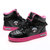 淘诺冬季加棉加绒女童皮面运动跑步鞋二棉保暖儿童板鞋 型号9039(38 黑色)第5张高清大图