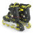 美洲狮（COUGAR）溜冰鞋儿童轮滑鞋旱冰鞋滑冰鞋可调男女直排滑轮鞋(黑黄 38-41可调)第3张高清大图