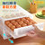鸡蛋收纳盒抽屉式冰箱用食品级保鲜盒鸡蛋格收纳箱厨房收纳神器(单层带盖款【可放30颗】 默认版本)第7张高清大图