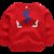 有洛潮品  潮童秋冬新款保暖棉质毛衣休闲上衣 XR702(160 红色)第5张高清大图