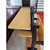 多美汇 阶梯教室排椅钢管折叠椅报告厅会议椅学校带写字板固定木板椅(图片色 默认)第5张高清大图