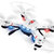 活石 F181高清航拍遥控飞机 遥控直升机 四轴飞行器 遥控玩具 无人机 四通道超大直升机(迪飞达F181带摄像头 红)第2张高清大图