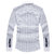 夏季男士休闲衬衫 新款全棉格子韩版修身商务休闲长袖衬衣(白色 XL)第2张高清大图