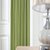 JDS136 全遮光遮热保温环保窗帘日式现代简约客厅卧室书房(绿色)第2张高清大图