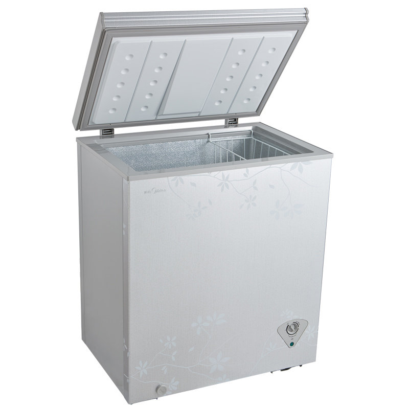 美的mideabdbc145kmq145升冰柜一机两用强冷冻一扭控温断电保护梅枝