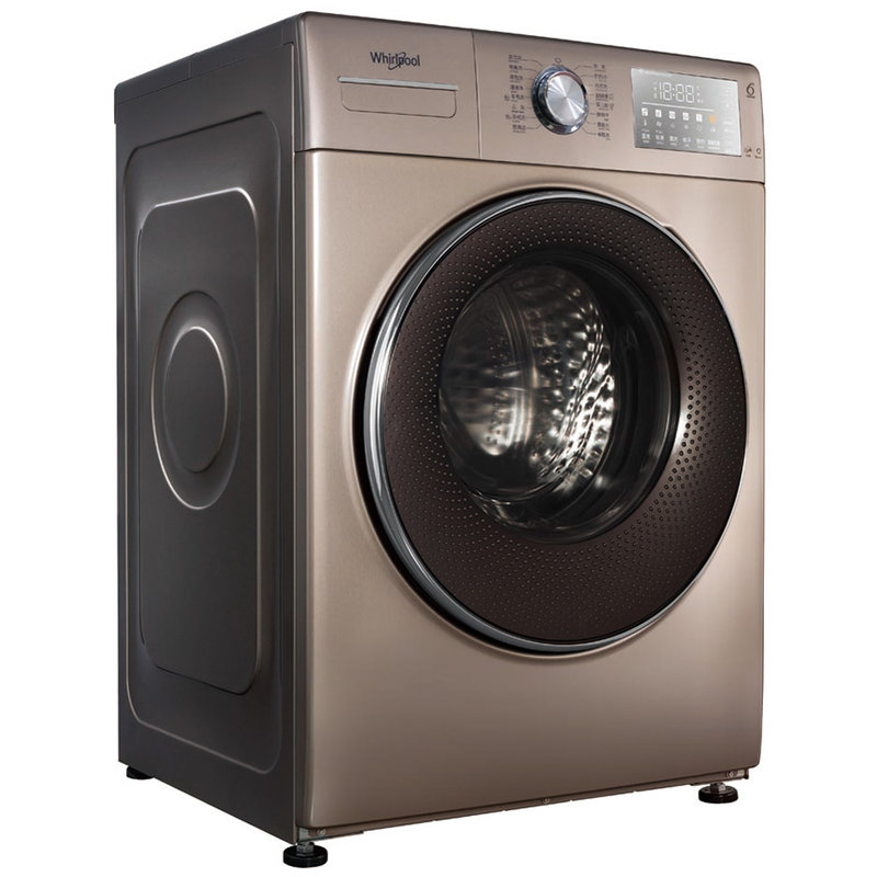 惠而浦whirlpoolwgf100887bhciep10公斤滚筒洗衣机空气洗流沙金