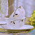 浩雅 碗碟套装 景德镇骨瓷餐具60头陶瓷碗碟盘勺子礼盒 谢庭玉兰(20头)第5张高清大图