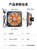 奥克斯排气扇强力静音家用厨房风扇抽烟抽风机工业双向排风换气扇(【10寸高速款】插头+前网罩)第2张高清大图
