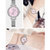 金米欧(KIMIO) 气质动人 珠宝款女表(粉色 钢带)第4张高清大图