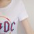娇维安 夏季韩版体血衫 修身显瘦潮流打底衫 字母图案短袖女式t恤 女(白色 XXXL)第5张高清大图