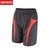 spiro运动短裤男女跑步速干夏季透气型健身五分裤男女款S184X(黑色/红色 M)第4张高清大图