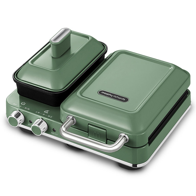 摩飞电器morphyrichards早餐机轻食机多功能面包煎烤机家用电饼铛