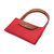 LONGCHAMP珑骧 女士logo图案拉链休闲手提包1899089(红色)第5张高清大图