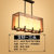 雷士照明 新中式客厅灯餐厅吊灯 仿古现代简约客厅中式灯铁艺(文轩-三头)第3张高清大图