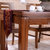 水曲柳全实木餐桌椅 中式简约现代长方形实木餐桌椅组合SQZ6601(一桌六椅1.5*0.85*0.75m)第4张高清大图