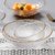 北欧水果碗沙拉碗家用金边餐具透明玻璃碗创意网红大号水果盘家用(21cm大号冰玉碗送2果叉（金边）)第4张高清大图