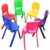 京好 孩童学习桌椅 幼儿园课桌套装 宝宝写字桌子套装升降餐桌B28(绿色长桌 可以升降)第3张高清大图