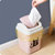 有乐B747创意家用欧式塑料垃圾桶箱大号带盖压圈厨房卫生间客厅小纸篓lq80(蓝色)第5张高清大图