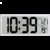汉时时尚大屏电子时钟家用卧室日历数字挂钟客厅简约静音座钟HA88(银色)第4张高清大图