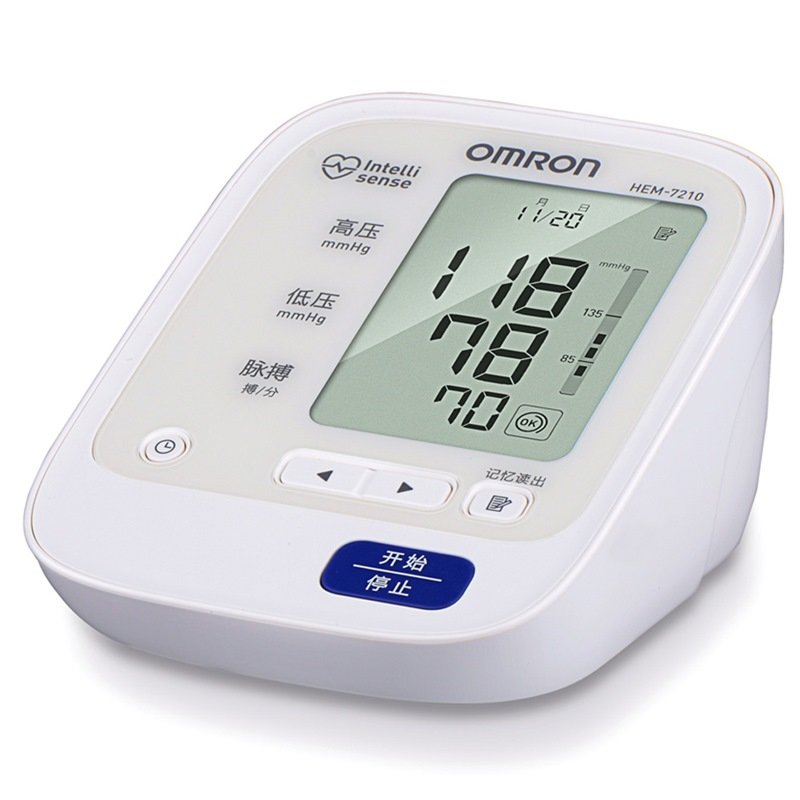 商品型號 hem-7210 商品類別 臂式 包裝清單 歐姆龍(omron)電子血壓計