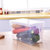 西派珂透明塑料手提保鲜盒 厨房家用水果海鲜密封保鲜盒(粉色盒体 三个装)第2张高清大图