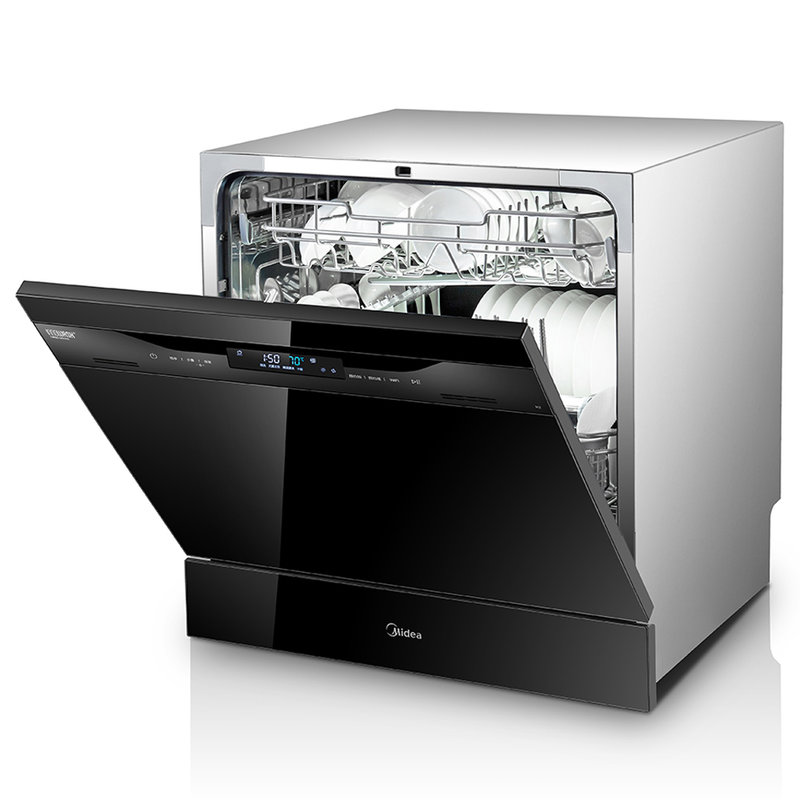 美的midea洗碗机h3嵌入式黑