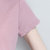 恒源祥2019夏季新款女短袖T恤圆领纯色半袖时尚修身女士上衣体恤B(4号兰色 155)第4张高清大图