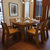 明佳友 餐桌 实木餐桌椅 餐桌椅组合套装 方桌 餐台 现代简约餐厅家具 饭桌 桌子M9036(金柚色 1.5米一桌6椅)第5张高清大图