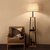 圣菲特 北欧落地灯现代客厅沙发灯创意个性现代简约实木置物架床头卧室落地台灯 sft1013(脚踏开关)第2张高清大图