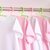 茶花塑料儿童衣架宝宝衣撑婴儿挂衣架20支(珠光绿 20个)第5张高清大图