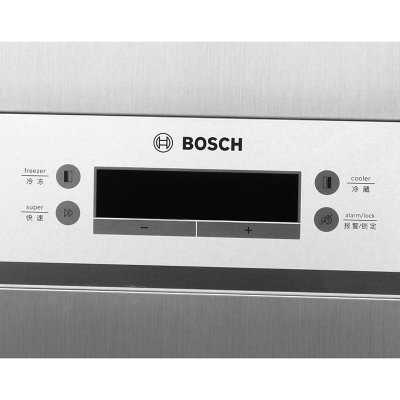 博世(BOSCH) BCD-604W(KAN62V41TI) 604升变频 对开门冰箱 风冷无霜 不锈钢