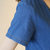 Mistletoe新款夏装短袖修身显瘦牛仔连衣裙 韩版大码中长款A字裙潮女装(蓝色 XL)第4张高清大图