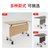 永岩钢木 移动折叠式办公桌 培训桌  YY-0067  (一桌两椅）(珍珠白  金丝橡木 默认)第2张高清大图