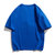 美式复古个性印刷拼色短袖圆领男夏季新款潮牌宽松学生体恤  MD85(MD85蓝色 XXL)第4张高清大图