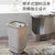 上海垃圾分类垃圾桶家用干湿分离双桶脚踏式卫生间办公室厨房脚踩 手按20L（白灰+浅灰）JMQ-893第5张高清大图