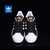 阿迪达斯adidas三叶草贝壳头 运动 休闲鞋 板鞋 经典黑白男女情侣款(白黑1 39)第4张高清大图