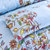 悦洁 四件套 床上用品床品套件 家用温馨床单被套枕套 JZ(花都 默认)第2张高清大图