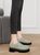 绿色小皮鞋女羊皮软皮女鞋2022年春款复古系带英伦风真皮平底单鞋(39 黑色/5637(跟高4.5cm))第5张高清大图