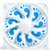 超频三（pccooler）小脚丫 机箱风扇 （120MM/ 静音/个性图案） 蓝色第3张高清大图